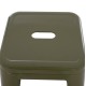 ΣΚΑΜΠΟ BAR ΜΕΤΑΛΛΙΚΟ ΣΕ DARK OLIVE GREEN FB98642.03 43x43x78 εκ.