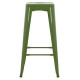 ΣΚΑΜΠΟ BAR ΜΕΤΑΛΛΙΚΟ ΣΕ LIGHT OLIVE GREEN FB98642.13 43x43x78 εκ.