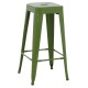 ΣΚΑΜΠΟ BAR ΜΕΤΑΛΛΙΚΟ ΣΕ LIGHT OLIVE GREEN FB98642.13 43x43x78 εκ.