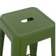 ΣΚΑΜΠΟ BAR ΜΕΤΑΛΛΙΚΟ ΣΕ LIGHT OLIVE GREEN FB98642.13 43x43x78 εκ.