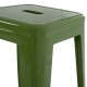 ΣΚΑΜΠΟ BAR ΜΕΤΑΛΛΙΚΟ ΣΕ LIGHT OLIVE GREEN FB98642.13 43x43x78 εκ.