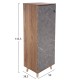 ΠΑΠΟΥΤΣΟΘΗΚΗ-ΝΤΟΥΛΑΠΙ FB98954.12 ΜΕΛΑΜΙΝΗ SONAMA-STONE TEXTURE 50Χ38Χ135Yεκ.